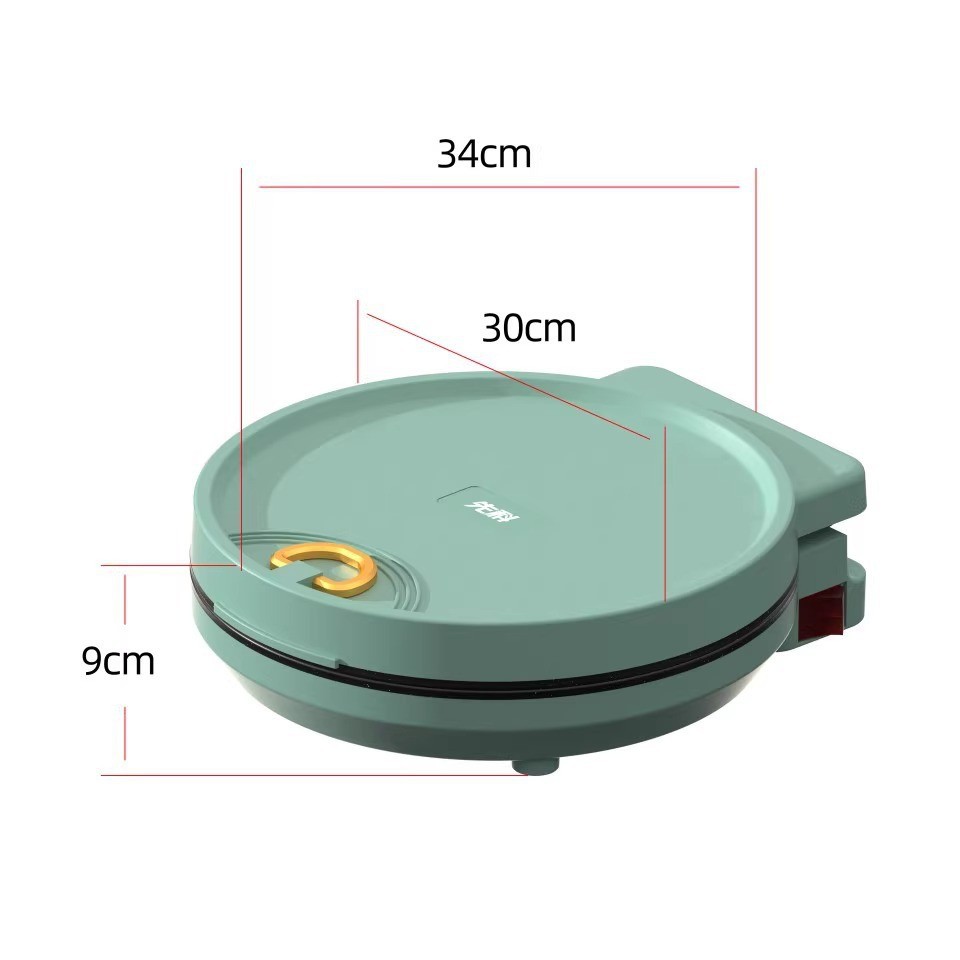 Xianke new household multi-functional 32CM pancake pan double-sided heating extra-large deepening non-stick electric baking pan gift