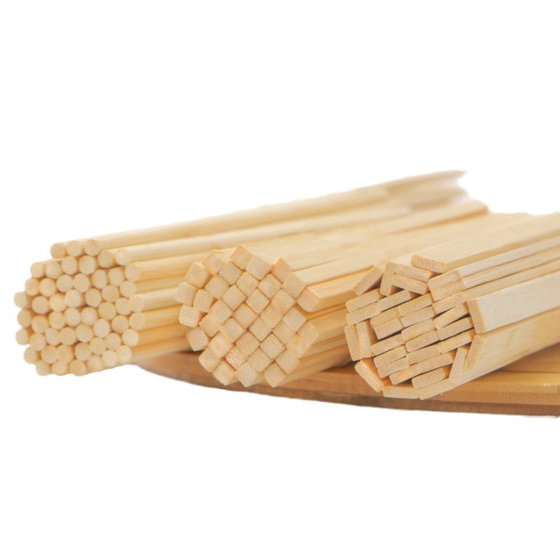 Flat bamboo sticks carbonized DIY auxiliary materials crafts bamboo strips bamboo lanterns birdcage bamboo handmade materials square bamboo sticks