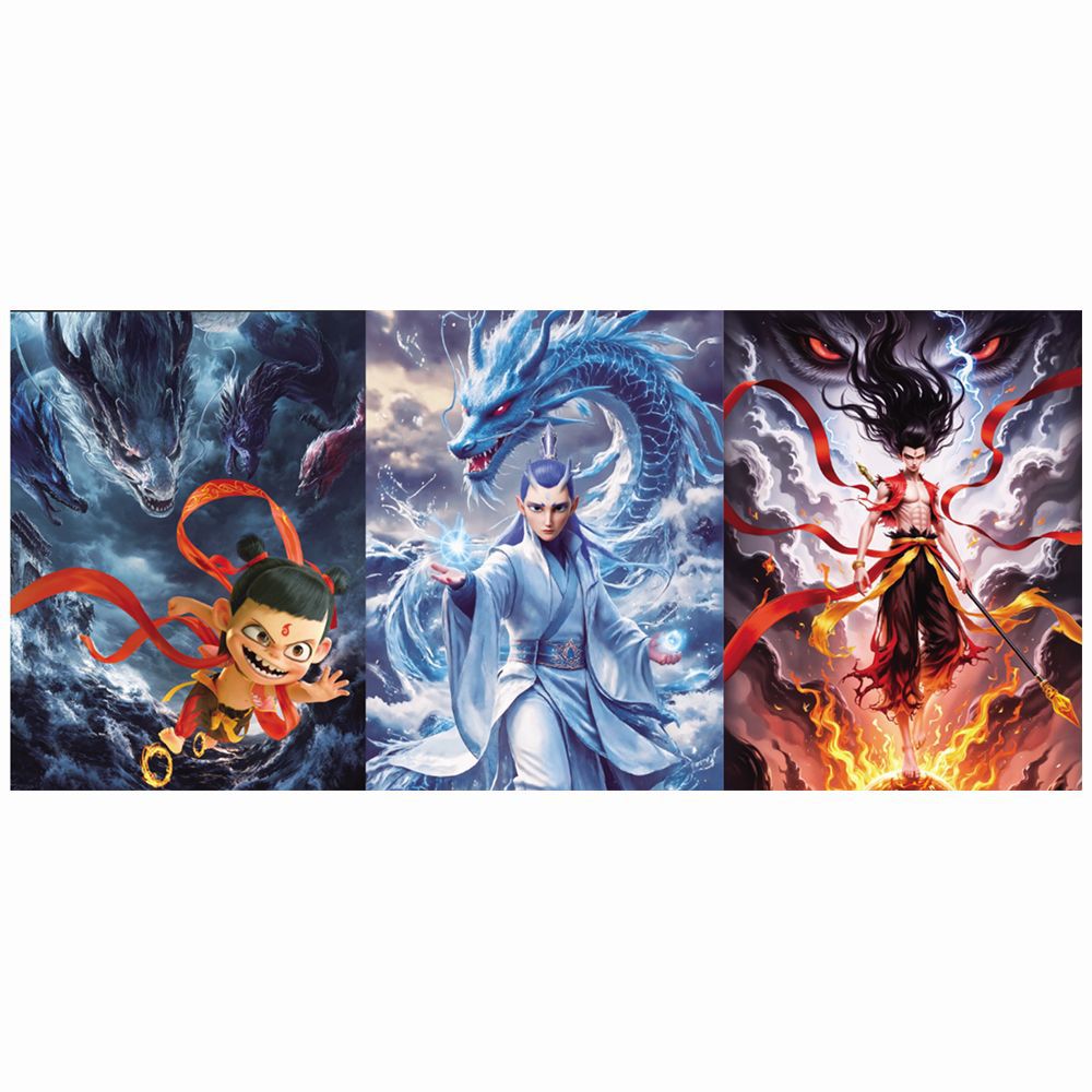 3D Anime Stereo Poster 3D Stereo Poster Raster Stereo Painting Naked Eye 3D Stereo Poster Comprehensive Hot Wholesale