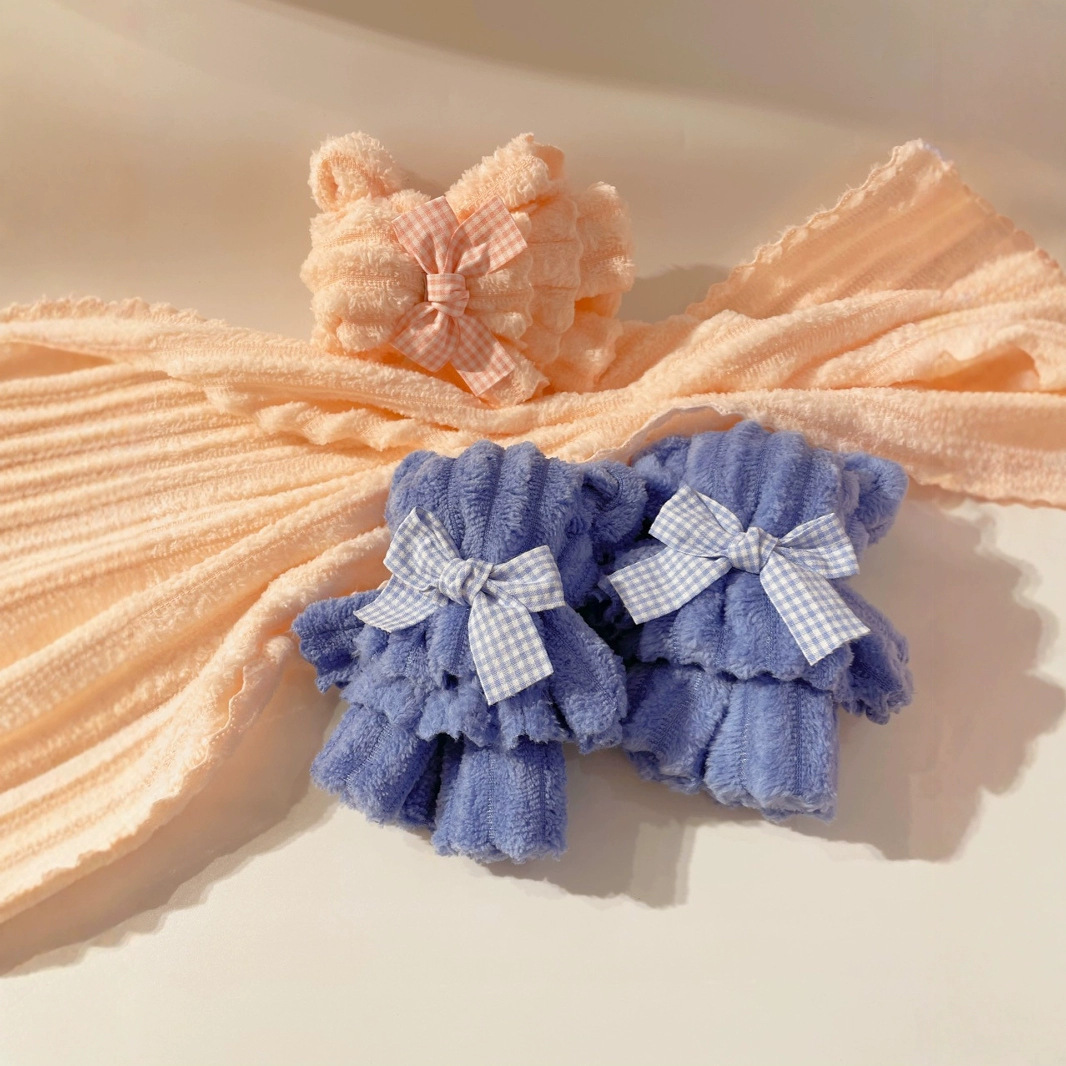 Coral Velvet Bear Towel Souvenir Wedding Celebration Shop Opening Event Small Gift Kindergarten Small Gift Wholesale