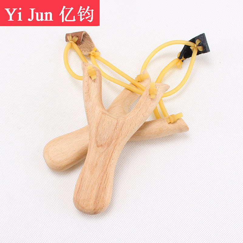 Традиционный березовый рогатка из массива дерева ручной работы детская игрушка рогатка с рекурсией