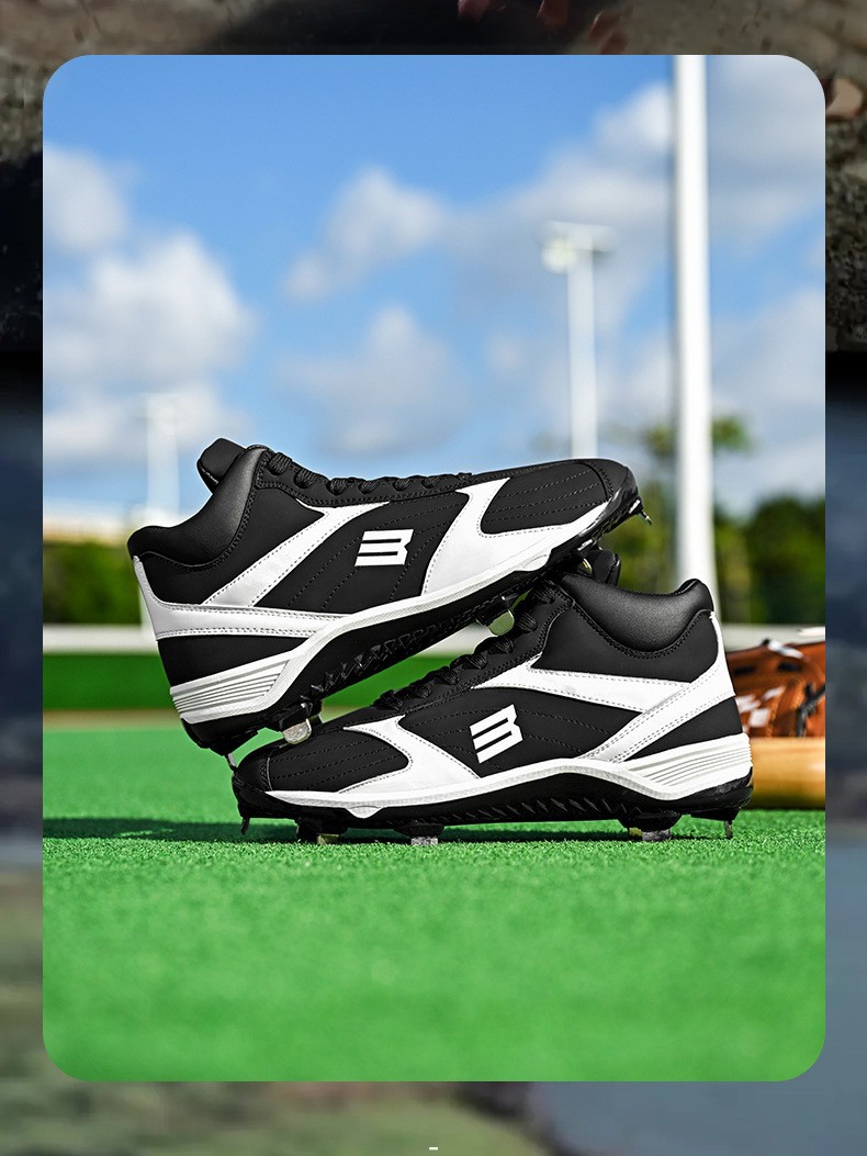 Cross-Border Baseball Shoes for Teenagers, Wear-Resistant, Non-Slip, Professional Shoes for Men and Women, Sports Competition Shoes, Training Special Softball Shoes
