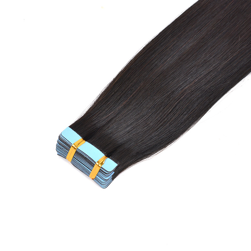 Non-trace hair extension real hair can be permed and dyed all real hair non-trace hair extension pieces can be processed a variety of hair extension pieces