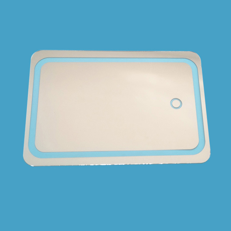 Glass Lens Led Makeup Mirror Acrylic Sandblasted Dressing Table Lamp Mirror Round Square