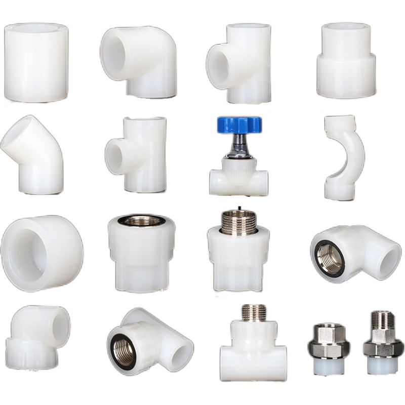 20PERT floor heating pipe fittings PERT direct elbow tee inner and outer wire direct inner wire elbow PERT floor heating pipe