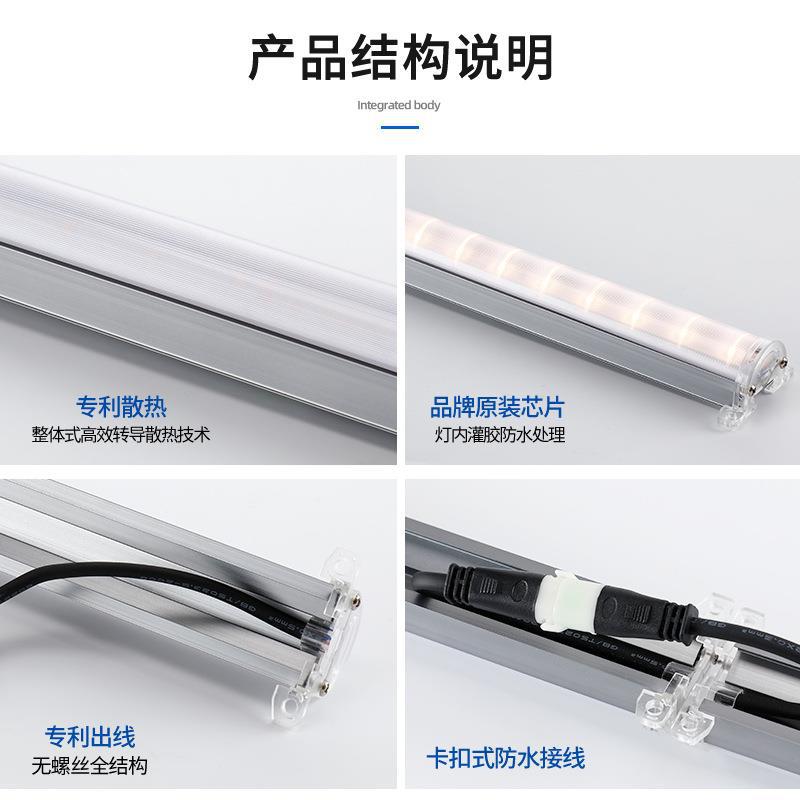 led line lights outdoor contour lights waterproof engineering exterior wall lighting landscape lights bridge guardrail strip lights manufacturers