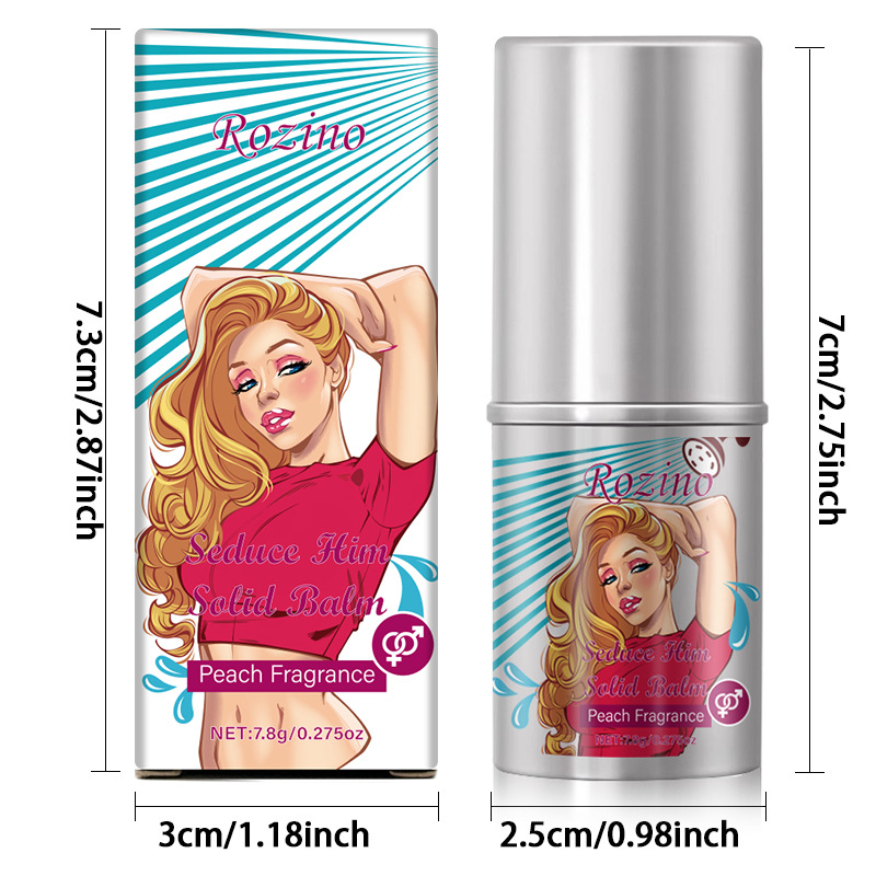 [Cross-Border] Rozino Men's and Women's Dating Deodorant with Long-Lasting Fragrance Portable Solid Perfume Portable Deodorant