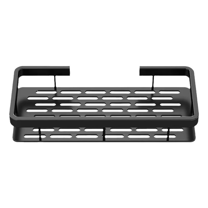 Bathroom Storage Wall-Mounted Cabinet with Holes for Bathtub, Washbasin, and Toilet Storage Rack