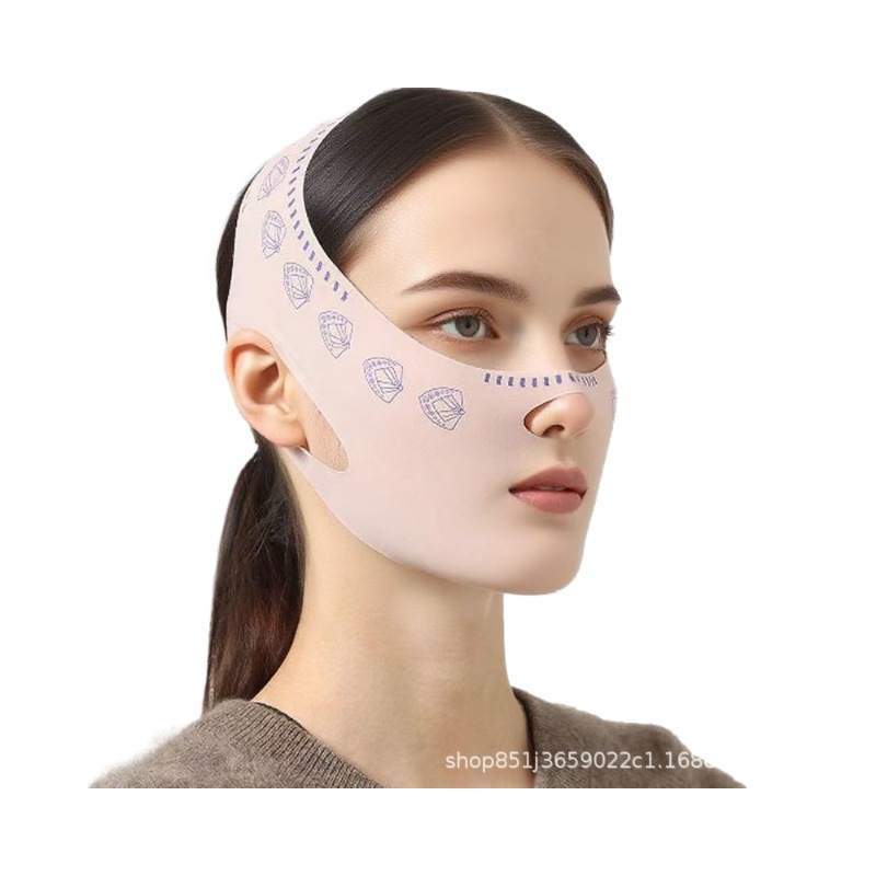 Ready Stock, Quick-Release Cross-Border Day and Night Bandage Face Mask, V-Face Lifting, Firming, Sagging, Shaping Double Chin and Nasolabial Folds