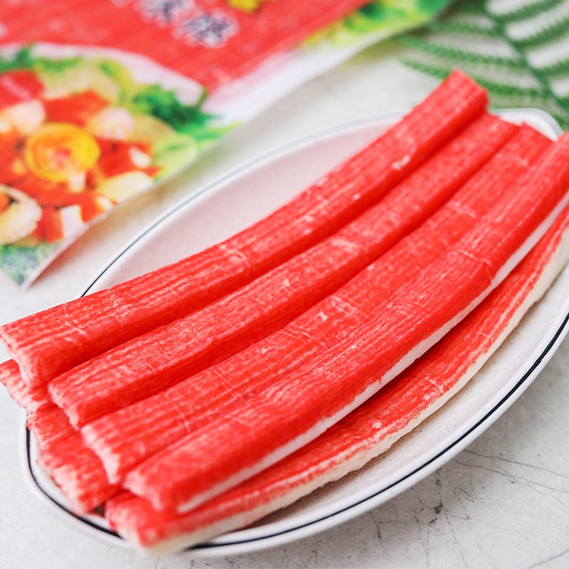 Young man crab stick Korean Army hot pot ingredients Kwantung cooked sushi material crab fillet hot pot crab stick 150g
