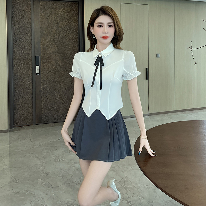 2025 New Hotel Foot Therapy spa Technician Work Clothes Set Temperament jk Uniform Foot Bath Shop Technician Work Clothes -1502