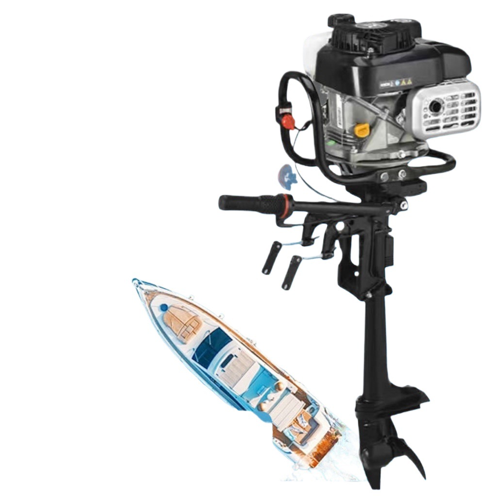 Four-Stroke Oil Push Motor Outboard Motor Propeller Kayak Outboard Gasoline and Diesel Engine Marine Outboard Marine Propeller