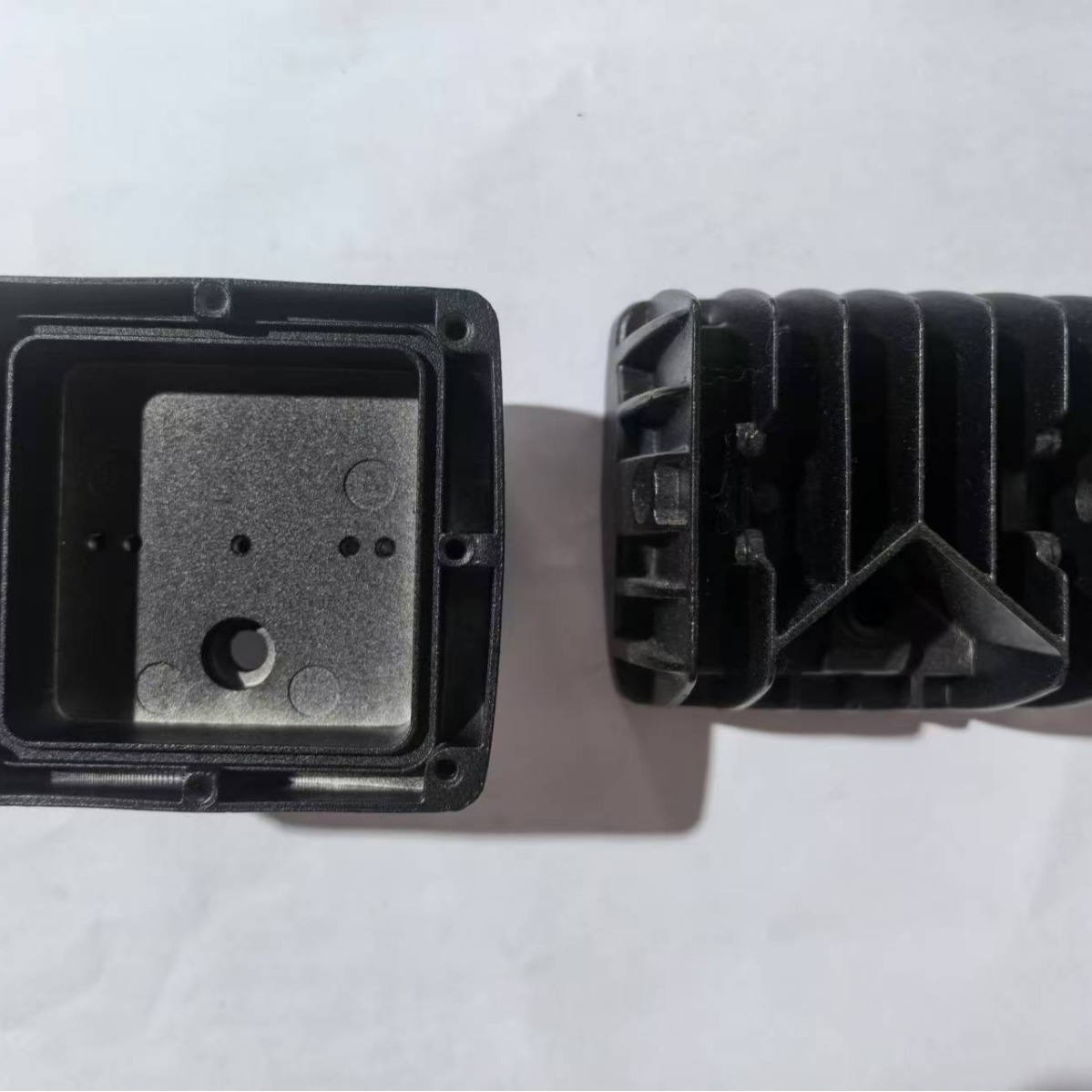 Square shell shell mold manufacturing production lamp radiator aluminum alloy die-casting drawings and samples manufacturers customized