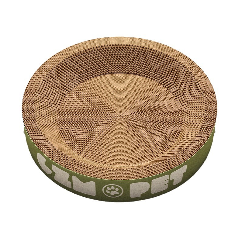 Cat scratch board cat nest integrated wear-resistant scratch-resistant round extra large corrugated paper vertical board basin cat toy