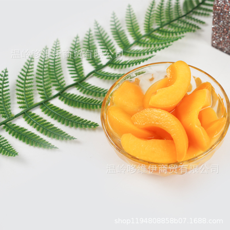 Duoweiyi Canned Yellow Peach Canned Yellow Peach 3kg 6 Cans Commercial Buffet Fruit Cold Drink Raw Materials