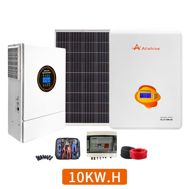 Cross-Border Supply of 5-60 Degree Full Set of Photovoltaic Off-Grid Household Power Supply Energy Storage Batteries for Household Energy Storage Solar Power Generation