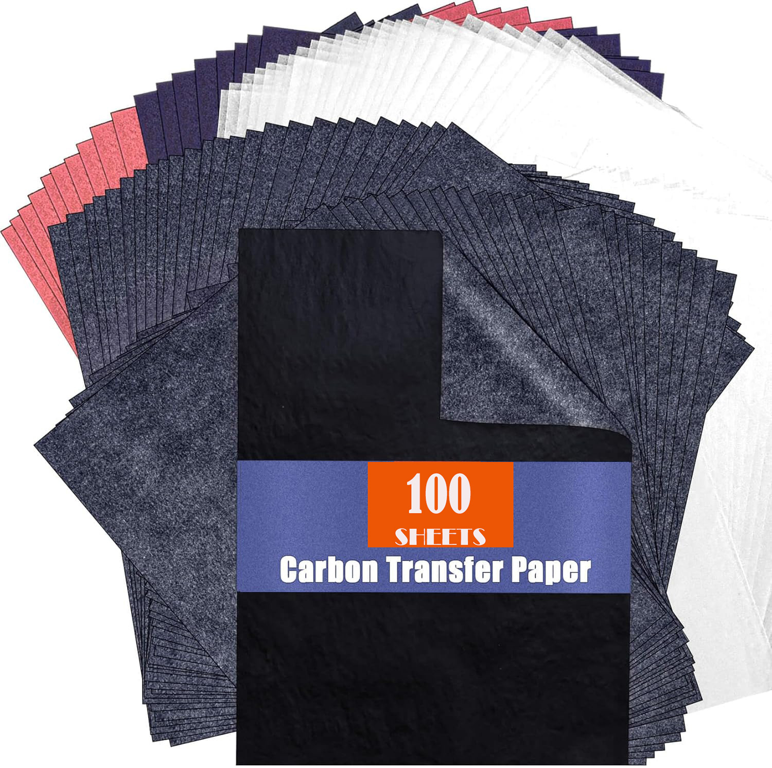 Производитель графитная копировальная бумага A4 односторонняя 100 листов черной, синей, красной, белой для трассировки