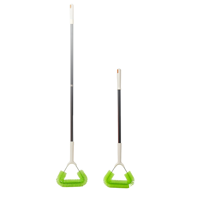 Green Mesh Window Brush, Cleaning Tool for High-Rise Windows Without Disassembly, Cleaning Brush for Thorough Cleaning