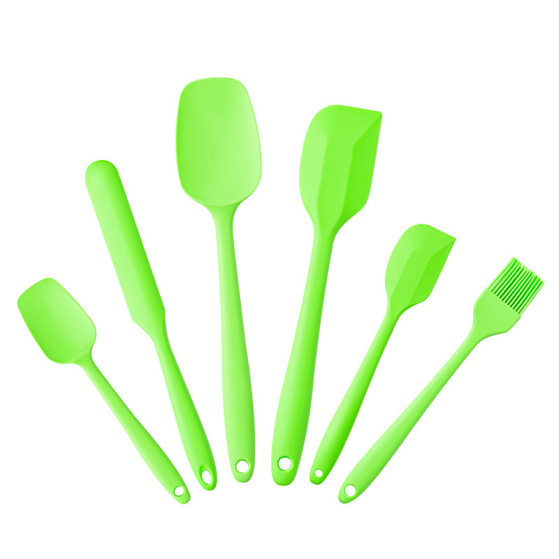 Factory in stock silicone spatula cream spatula cake oil brush silicone spatula mixing suit