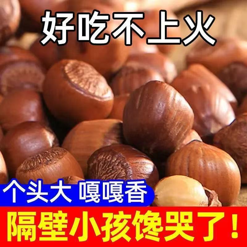Wholesale of 25 New Hazelnuts from Northeast China, Raw or Roasted, Fresh Nuts, Roasted Goods, New Year's Goods