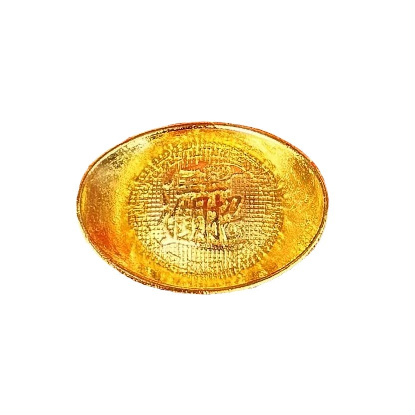 Senshe factory wholesale small ingot ornaments mini alloy metal gold ingot silver ingot worship supplies crafts