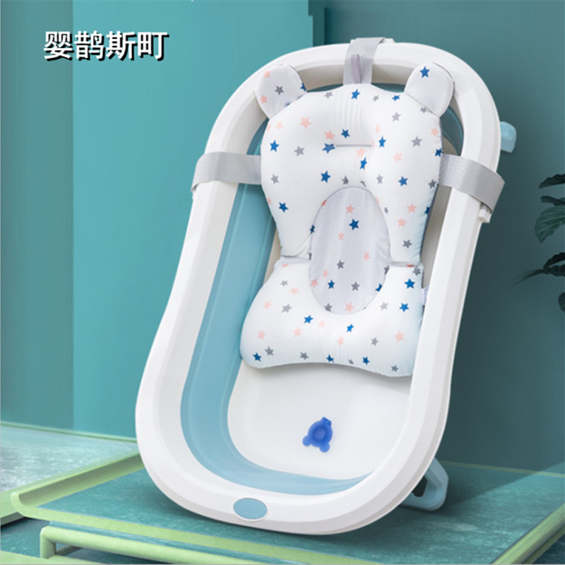 Source manufacturers baby bath suspension mat baby bath mat non-slip bath net bag bath basin mat newborn bath mat