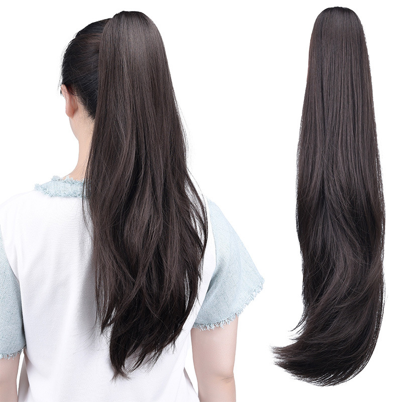 Кросс-браундер, парики для женщин с длинными волосами, зажимы для хвоста, натуральные кудрявые волосы