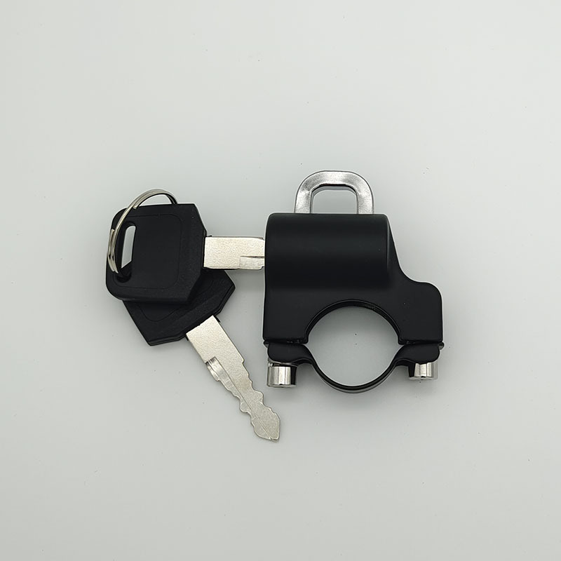 Electric car helmet lock battery car motorcycle universal anti-theft fixing function handlebar lock hook hat helmet lock