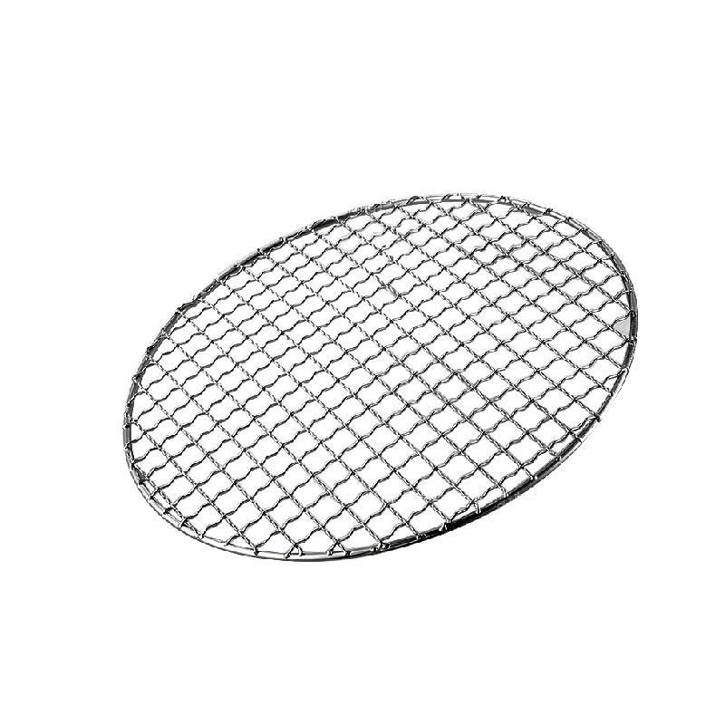 Customized Iron Material Round Stainless Steel Barbecue Net Barbecue Grill Outdoor Camping Style Picnic High Temperature Resistant Non-Deformation Mesh