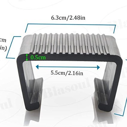 Outdoor sofa plastic card sofa connector U-shaped buckle outdoor sofa fixed connection buckle plastic buckle