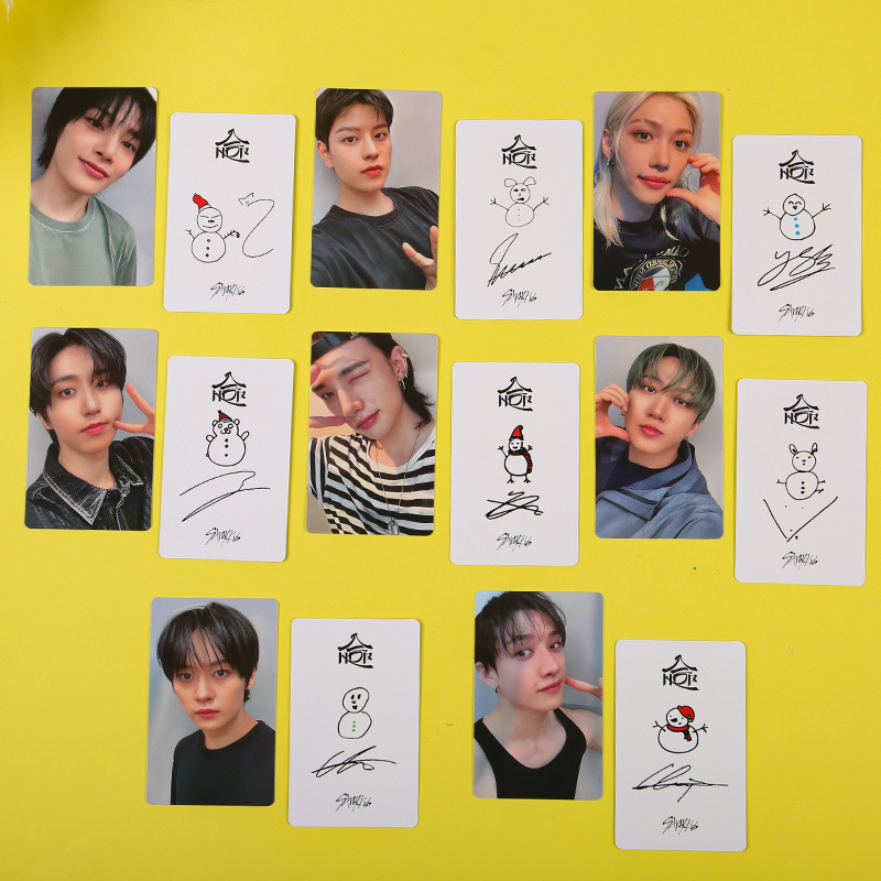 Stray Kids Ate Photo Card Hop Fangcan Huang Xuanchen Galaxy's Same Collection Photo Card