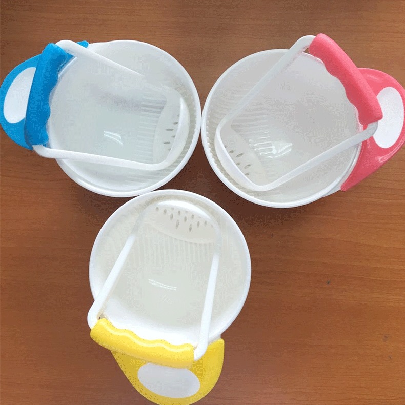 Baby Food Supplement Food Grinding Bowl Baby Fruit and Vegetable Food Supplement Tool Grinding Bowl and Grinding Stick Set