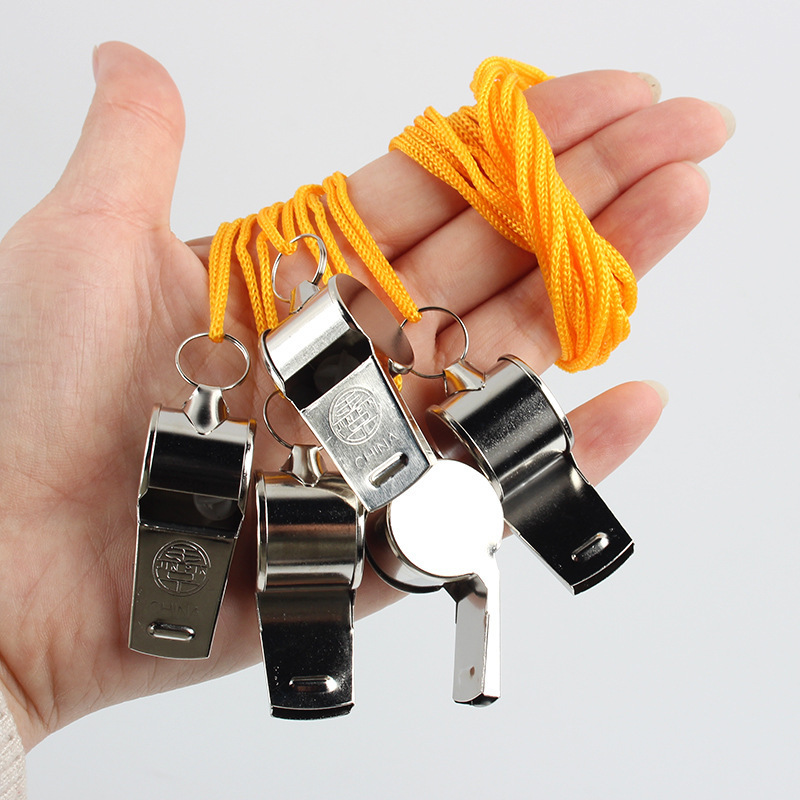 Whistle Metal Whistle Referee Sports Survival Rescue Escape Outdoor Lifesaving High Frequency Firefighting Field Training