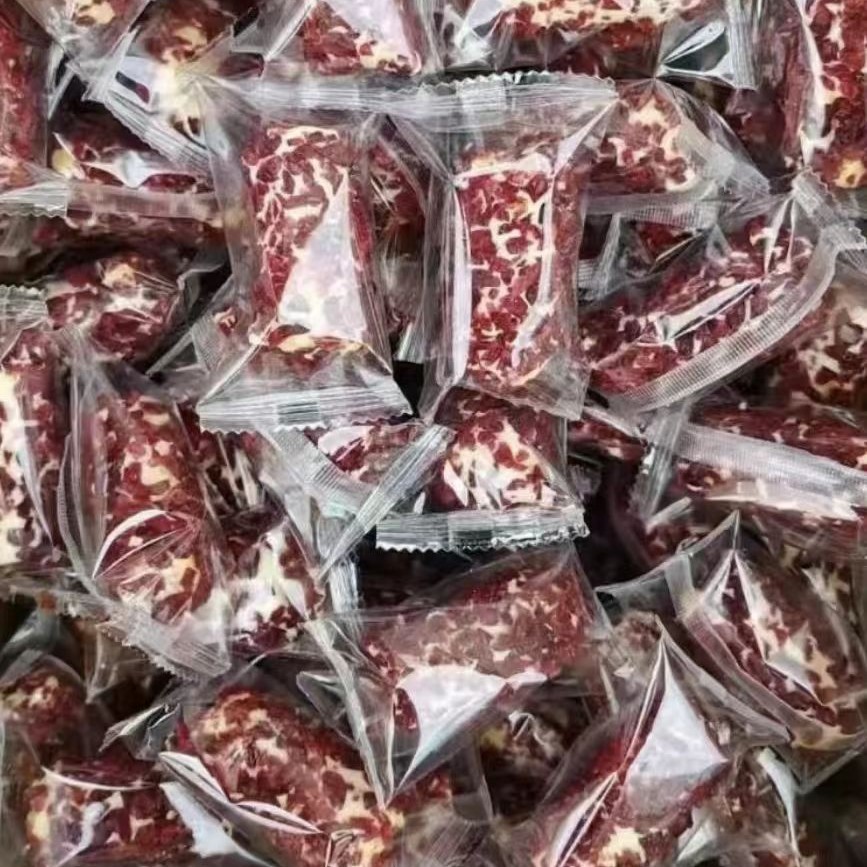 Brushed Soufflé Mango Flavor Cranberry Rose Flavor Crispy Sandwich Baked Pastry Snacks Wholesale Shipped from Xinjiang