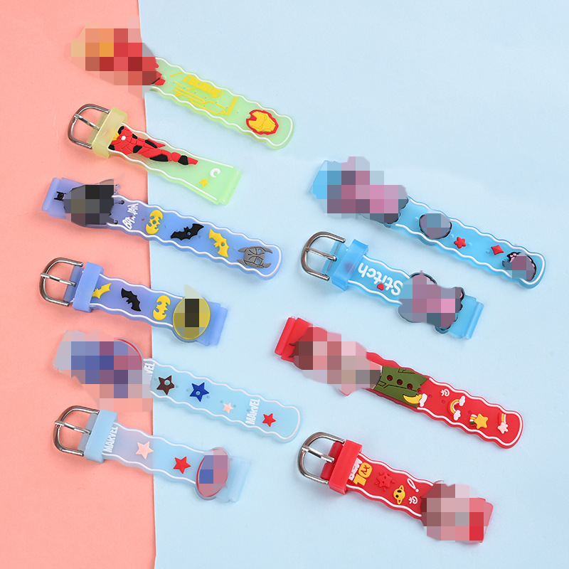 Factory Direct Supply Watch Strap Universal Children's Watch Anime Cartoon Movie Peripheral Pattern Watch Strap Wholesale