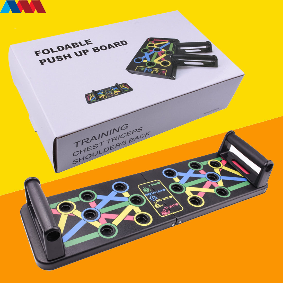 Cross-border Sleeping Plate Foldable Multifunctional Fitness Board Home Fitness Equipment Arm Chest Muscle Training