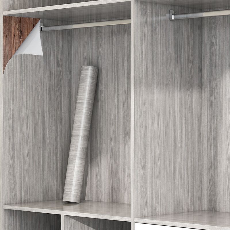 Наклейка для внутренней части шкафа, ремонт, самоклеящиеся, водостойкие, влагостойкие и противогрибковые, древесный рисунок, специальная пленка