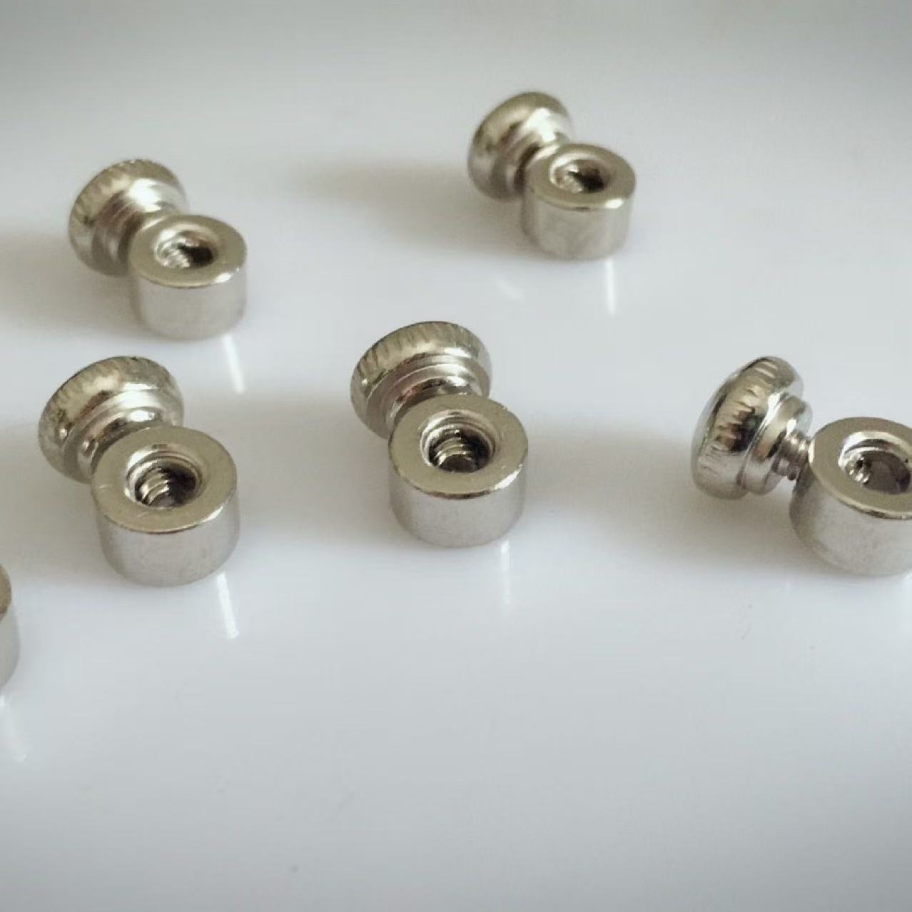 Metal Skipping Rope Adjustment Screw Hand-Twisted Knurled M3 Single-Hole Buckle Accessory Steel Wire Parent-Child Interaction