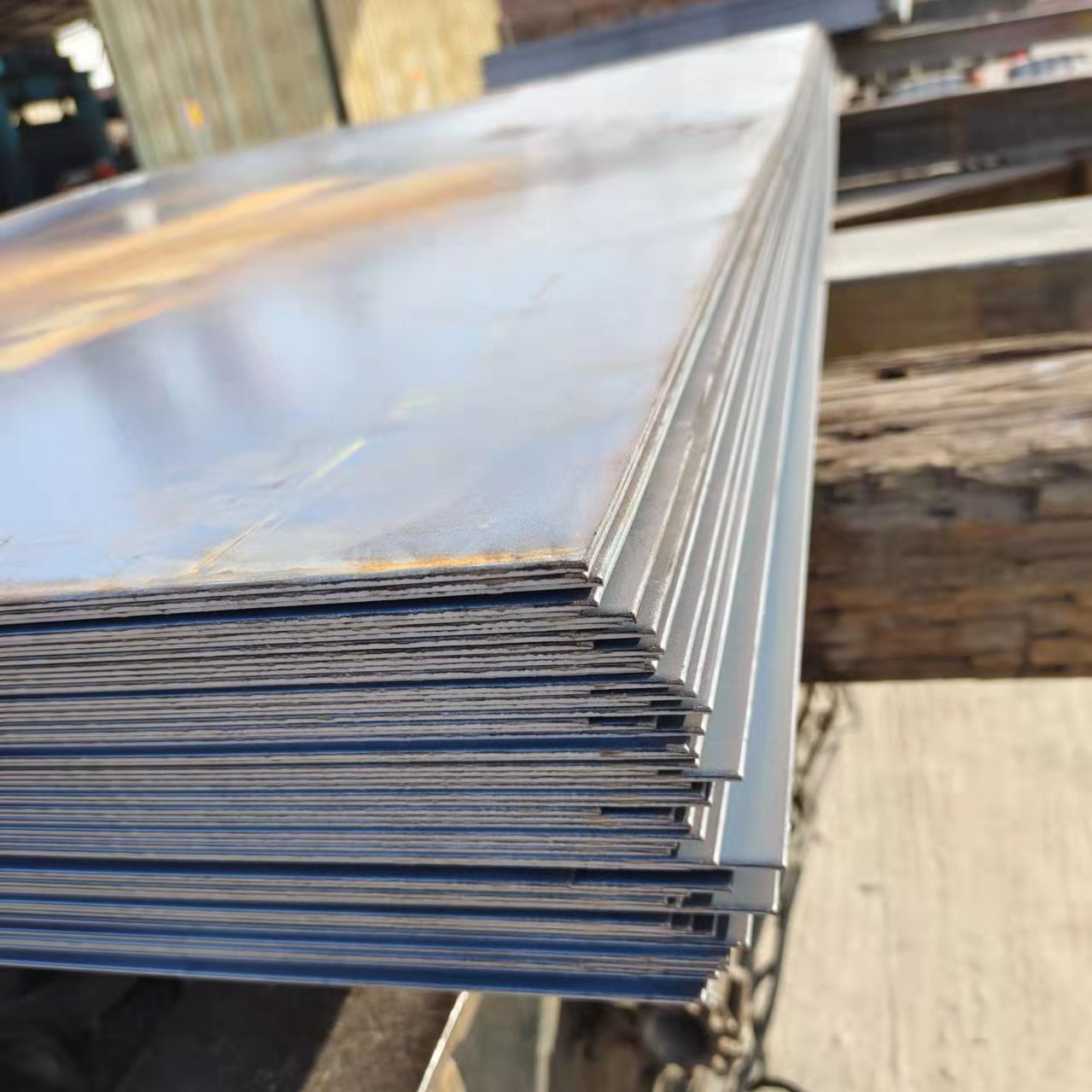 Стальная плита Шаньдун Тайань Высокопрочная плита Q550D Q460C Q690D/E Q890D Автомобильная сталь