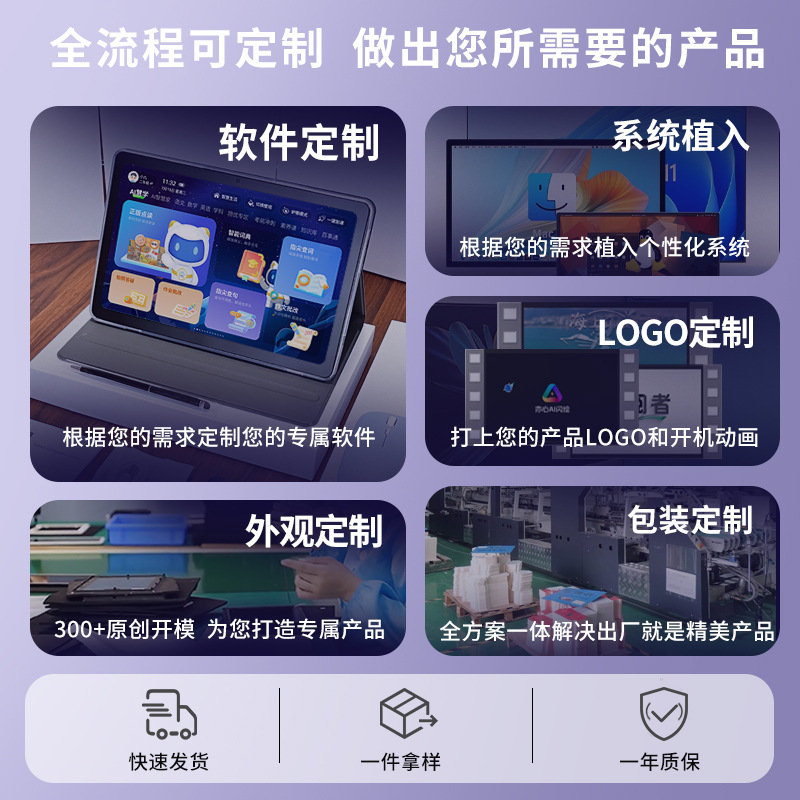 12inch New Ultra-Clear Intelligent Tablet Computer Simultaneous Teaching Eye Protection Learning Machine for Nine Subjects in Primary, Junior and High Schools