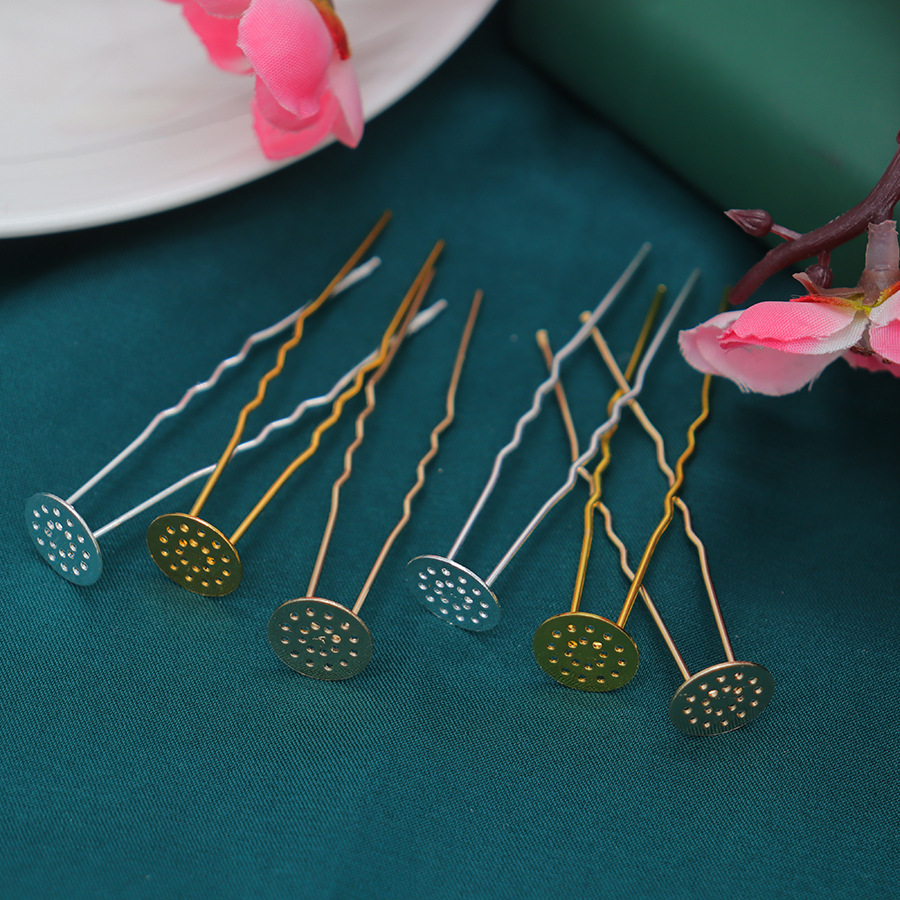 Сплав, электрофорез, высококачественная железная сетчатая U-образная заколка, антикварная заколка для ханфу