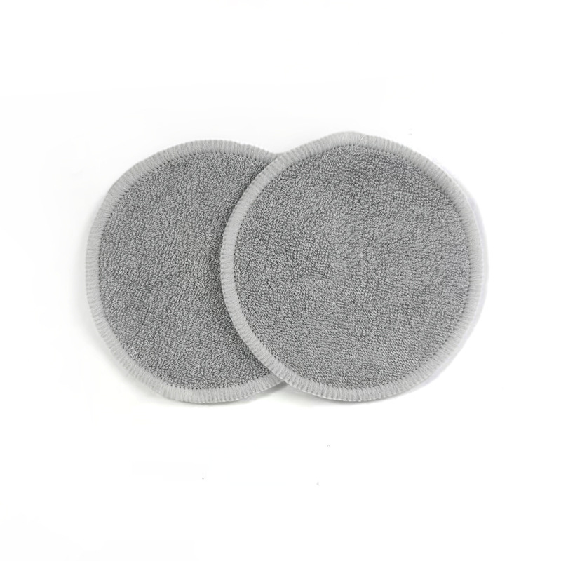 in stock Reusable Bamboo Fiber Makeup Remover Mat Washable Powder Puff Face Cleaning Makeup Remover Mat Makeup Remover Cotton Wholesale