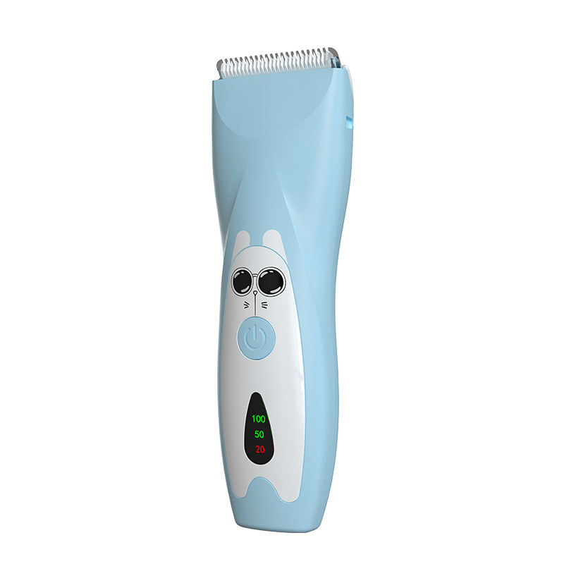 Customized Processing Cross-Border Wholesale Cartoon Baby Hair Clipper Baby Kidsren's Household Waterproof Rechargeable Electric Clipper