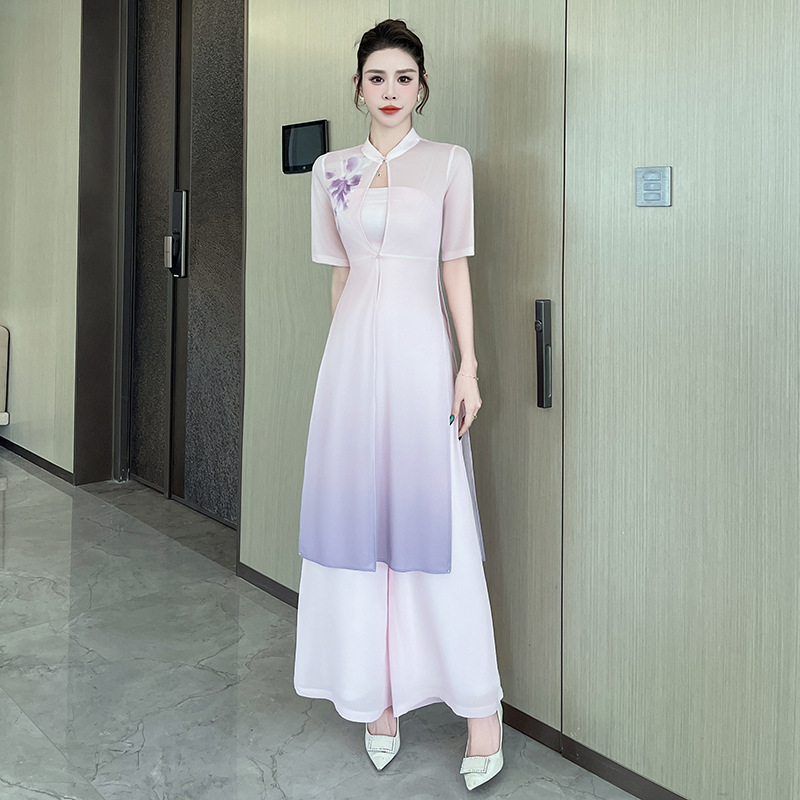 2025 New Ear Pearer Clothing Beautician spa Foot Bath Foot Therapy Technician Work Clothes suit Improved Set -1511