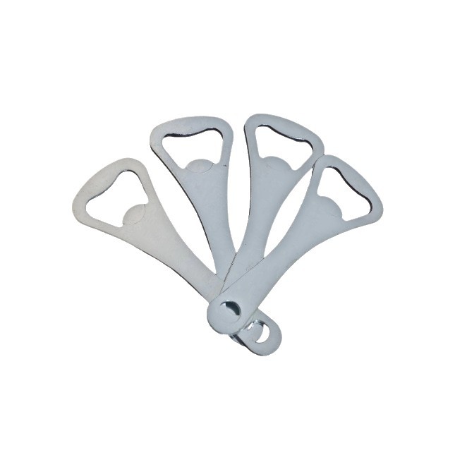Stainless Steel Beer Bottle Opener Beverage Bottle Opener Beer Advertising Logo Flat Simple Bottle Opener Flat Standard Model