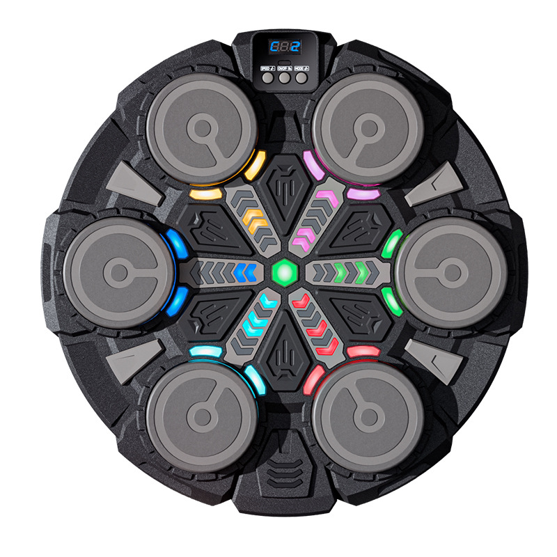 Cross-border Smart Boxing Target Music Lighting Machine Hanging Wall Target Boxing Trainer Adult Children Home Fitness Machine