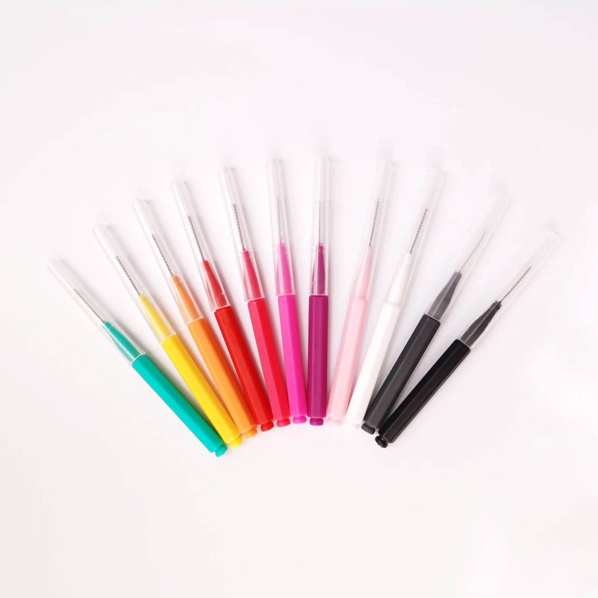 Wholesale Straight Interdental Brushes, Orthodontic Floss Sticks, Household Bulk Adult Interdental Brushes, Braces Toothbrushes, Interdental Brushes