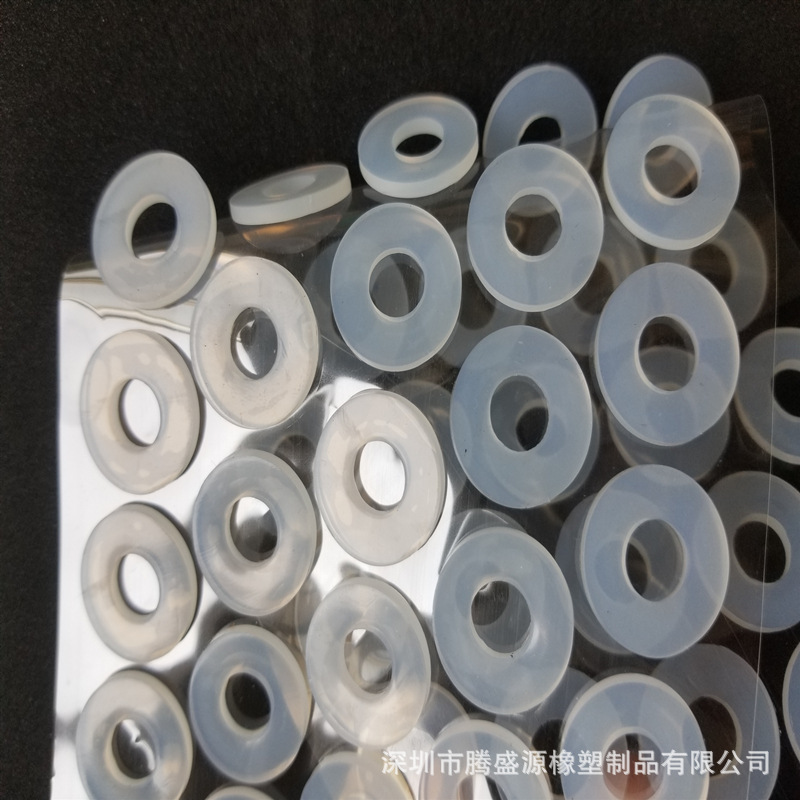 Food-Grade Transparent Silicone Rubber Gasket Foot Pad Shock-Absorbing Anti-Slip Wear-Resistant Waterproof Round Shape