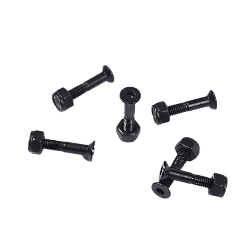 Factory Direct Sales 25inch Iron Double Rocker Screws Inner Hexagonal Longboard Nails Bridge Nail Bracket Side Female Center Column Skateboard