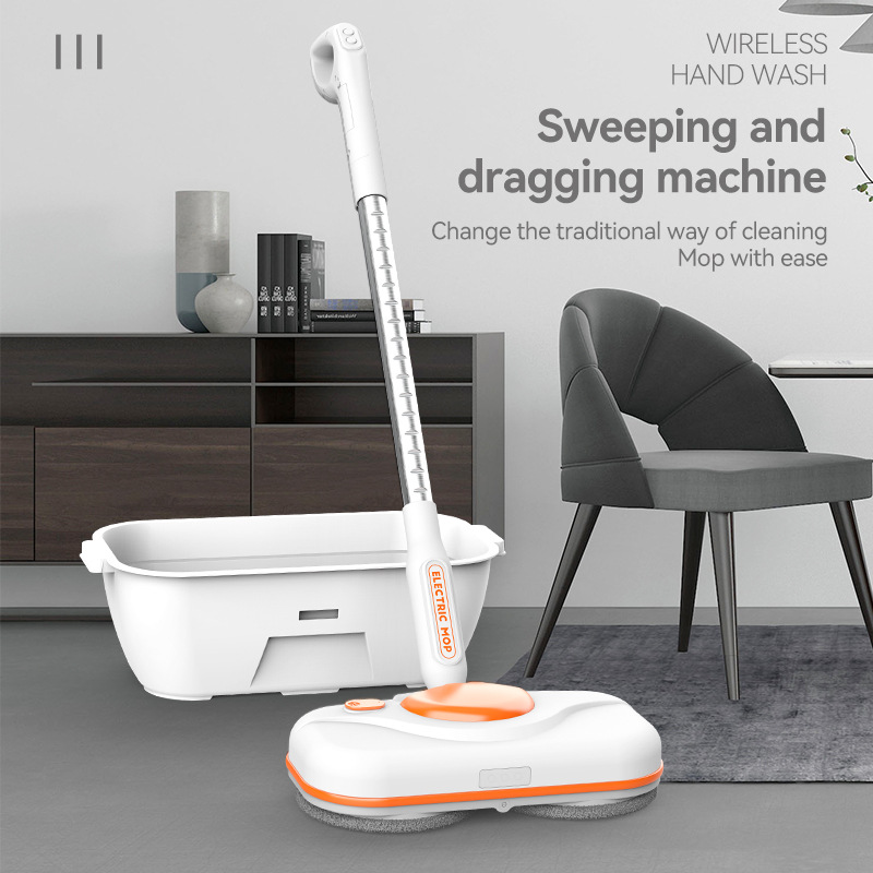 Cross-Border Fully Automatic Electric Mop Handheld Wireless Portable Rechargeable Multifunctional Smart Mopping Machine for Home Use